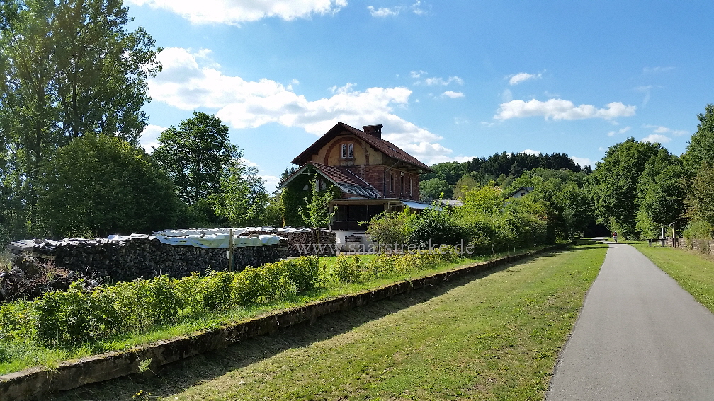 Ruwertalbahn - Ruwerradweg ehem. Bahnhof Zerf)