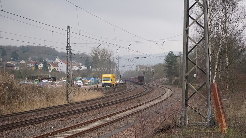 Doppeltraktion Erzzug in Richtung Saarbrcken