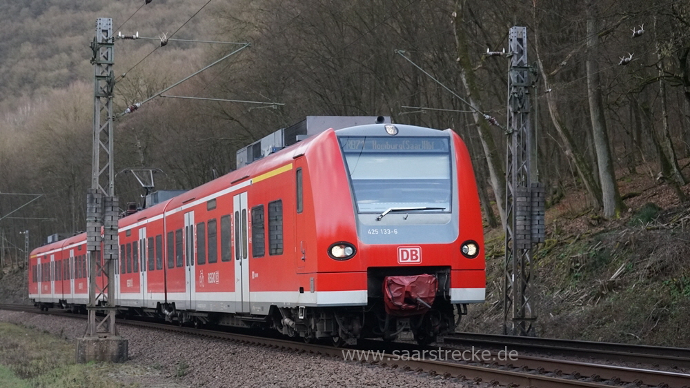  BR 425 Regionalbahn 71 nach Homburg in Richtung Saarbrcken