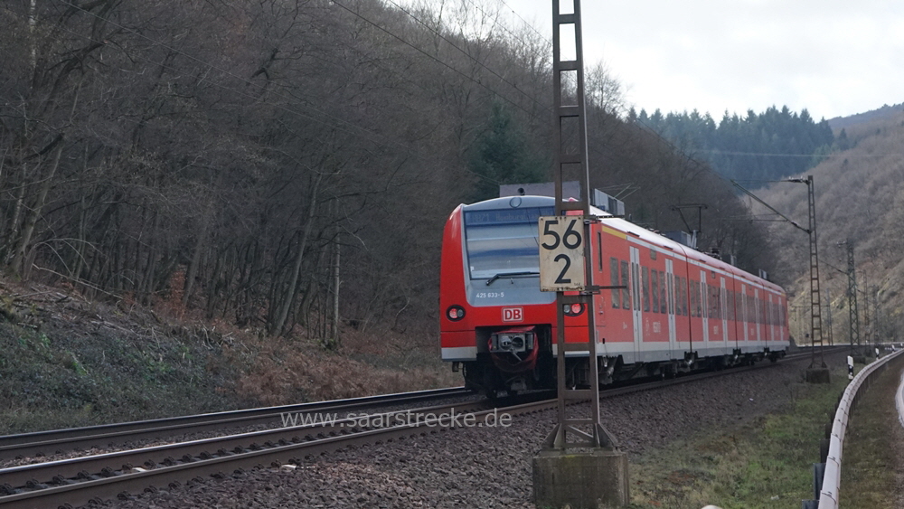  BR 425 Regionalbahn 71 nach Homburg in Richtung Saarbrcken